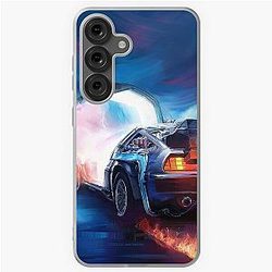 Back to the Future Delorean Time Machine Soft Case for Samsung Galaxy