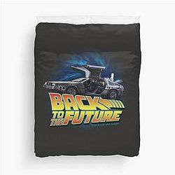 Back to Future Movie Duvet Cover