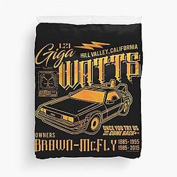 Giga Watts Garage Back to the Future DeLorean Car Cover