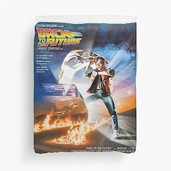 Vintage Movies Back to the Future Alternative Poster Duvet Cover