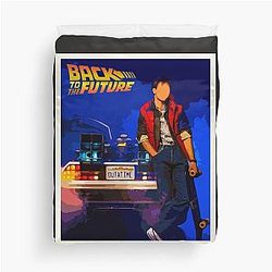 Back to the future retro duvet cover