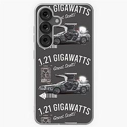 Back to the Future DeLorean 1.21 Gigawatts Car Samsung Galaxy Soft Case
