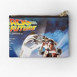Vintage Movies Back To The Future Alternative Poster Pouch