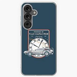 Powered by Flux Capacitor. Hill Valley 1955 - 1985. Back to the Future Commemorative Badge Samsung Galaxy Case