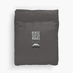 Back to the Future Roads Duvet Cover
