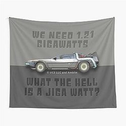 1.21 Gigawatts Back to the Future Tapestry