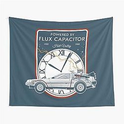 Back to the Future Commemorative Badge Tapestry Hill Valley 1955-1985 Powered by Flux Capacitor