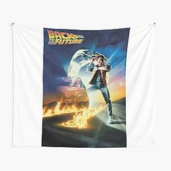 Retro Back To The Future Tapestry