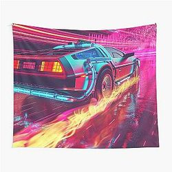 Back to the Future Retro VHS Poster Noir Cyberpunk