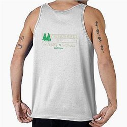 Twin Pines Mall Sign Worn Back to the Future Tank Top