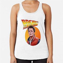 Marty McFly Back to the Future Racerback Tank Top