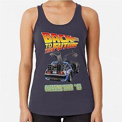 Back to the Future Officially Licensed Fan Art Racerback Tank Top