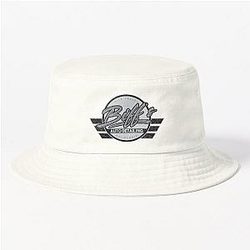 Biff's Auto Detailing in Distressed Grey Back to the Future Movie Buck Hat