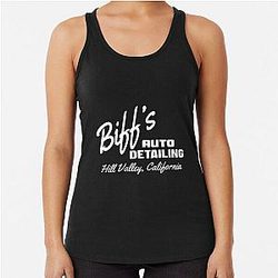 Back to the Future - Biff's Auto Racerback Tank Top