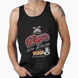 Biff's Auto Detailing Sign Back to the Future Tank Top