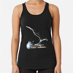 Back to the Future Racerback Tank Top
