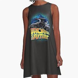 Back to the future, DeLorean in time, A-Line Dress