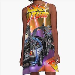 Back to the Future Officially Licensed A-Line Dress