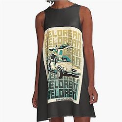 Back to Future A-Line Dress