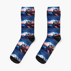 Back to the Future DeLorean Time Machine Socks