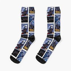 Back to the Future DeLorean Retro Socks