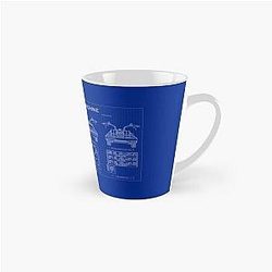 DeLorean Time Machine Back To The Future Blueprint Tall Mug