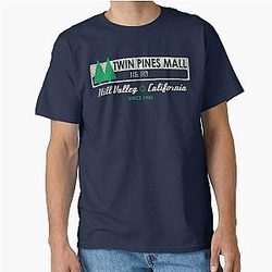 Twin Pines Mall Sign Back to the Future Classic T-Shirt