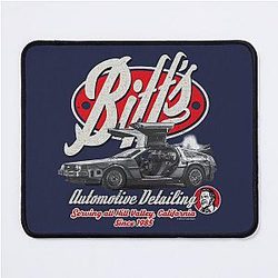 Biff's Automotive Detailing Back to the Future Worn Out Mouse Pad