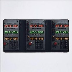Get Back to the Future Desk Mat