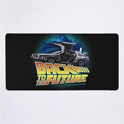 Back to the Future Movie Delorean in Time Mat