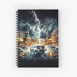 Back to Future Spiral Notebook