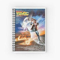 Vintage Back to the Future Alternative Poster Notebook