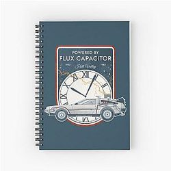 Back to the Future Commemorative Badge Spiral Notebook