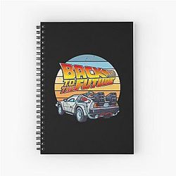 Back to the Future DMC DeLorean Spiral Notebook