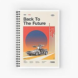 Alternative Back to the Future Vintage Poster Notebook