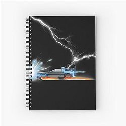Back to the Future Spiral Notebook