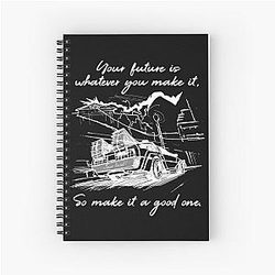Back to Future Spiral Notebook
