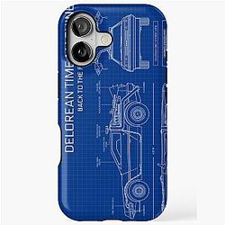 DeLorean Time Machine - Back to the Future iPhone Case