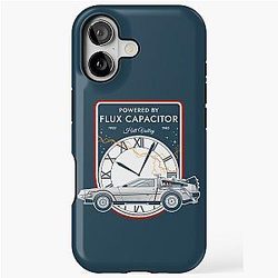 Back to the Future Commemorative Badge, Hill Valley 1955-1985 iPhone Tough Case