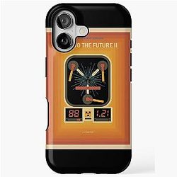 Back to the Future II - 1989 Minimalist Movie Poster iPhone Case
