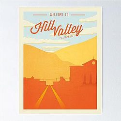 Back to the Future Welcome to Hill Valley Poster