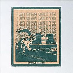 Back to the Future Movie Retro Poster