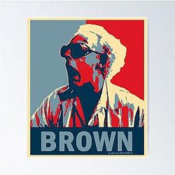 Back to the Future Doc Brown Poster