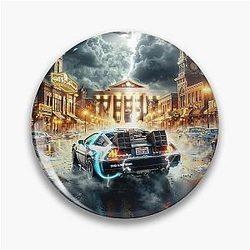 Back to Future Pin