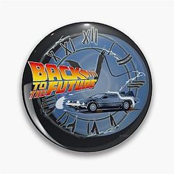 Back to the future Lightning Strikes DeLorean and Pin