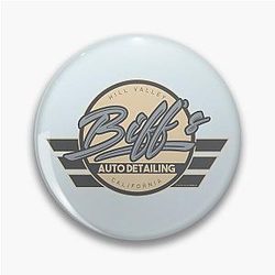 Biff's Auto Detailing. Back to the Future Movie Pin