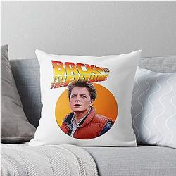 Marty McFly Back to the Future Throw Pillow