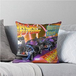 Back to the Future Outatime Tour Throw Pillow