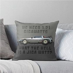 1.21 Gigawatts - Back to the Future Throw Pillow