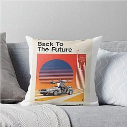 Alternative Back to the Future Throw Pillow